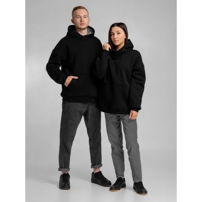 Худи Furry Oversize, черное-10