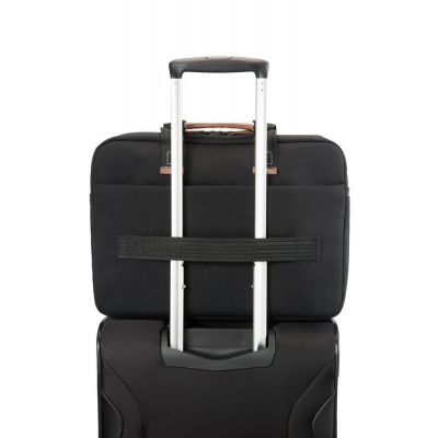 Сумка для ноутбука Sideways Laptop Bag, черная с серым-12