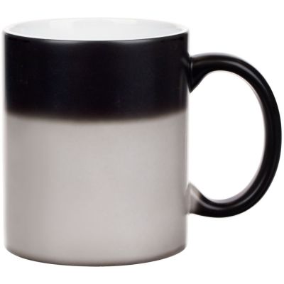 Кружка «Хамелеон», ver.3, матовая, черная-4