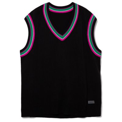 Жилет оверсайз унисекс Cornell в сумке, черный-0