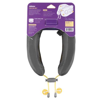 Подушка под шею для путешествий Evolution Cool, серая-8