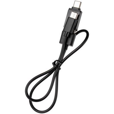 Настольный органайзер с беспроводной зарядкой Oiro, черный-6