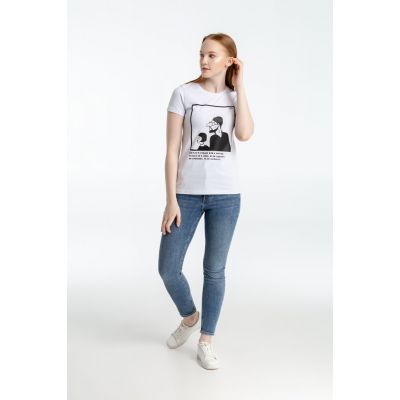 Футболка женская «Леон», белая, ver.2-3