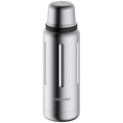 Термос Flask 470, вакуумный, стальной матовый-0