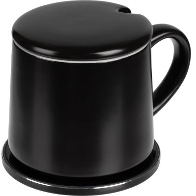 Кружка с подогревом и беспроводной зарядкой dualBase ver. 2.0 Matt, черная-3