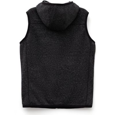 Жилет с капюшоном унисекс Gotland, черный-1