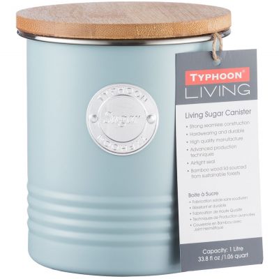 Емкость для хранения сахара Living, голубая-1