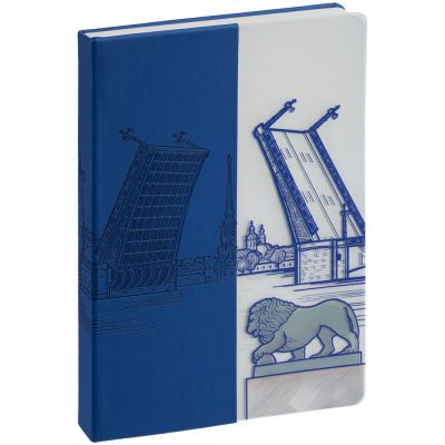 Блокнот «Города. Санкт-Петербург», синий-0
