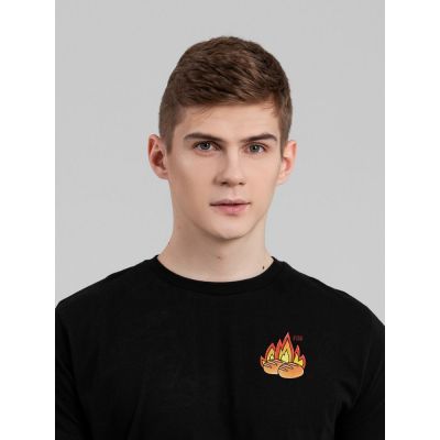 Футболка «Булки горят», черная-2