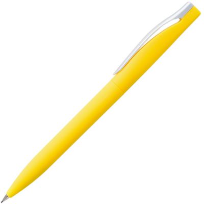 Карандаш механический Pin Soft Touch, желтый-4