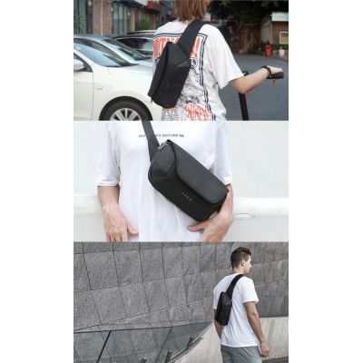 Наплечная сумка ClickSling, черная-4