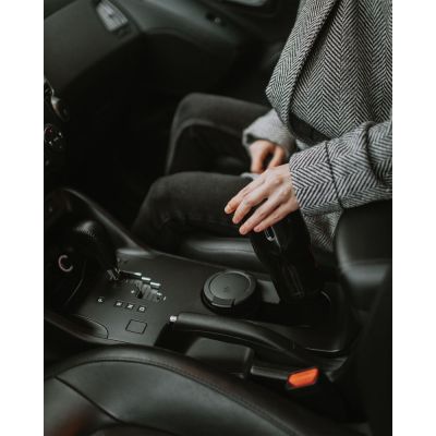 Термостакан Tumbler 350, вакуумный, черный-7