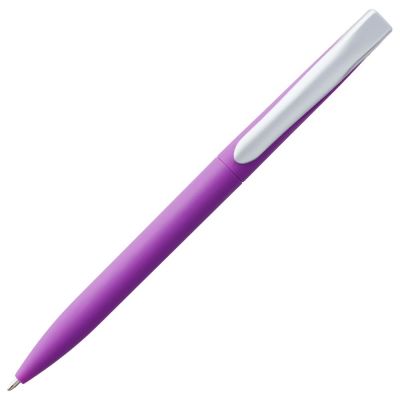 Ручка шариковая Pin Soft Touch, фиолетовая-1