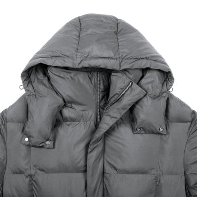 Пуховик унисекс Kapsula, серый-3