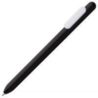 Ручка шариковая Slider, черная с белым