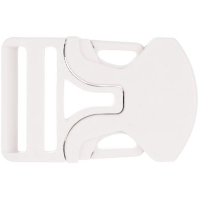 Застежка-пряжка односторонняя Triden, белый-0