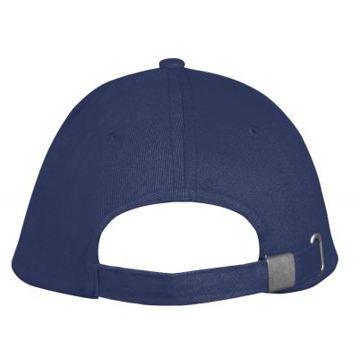 Бейсболка Long Beach, темно-синяя с белым-2
