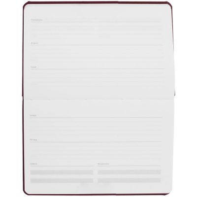 Еженедельник Urban, недатированный, бордовый-5