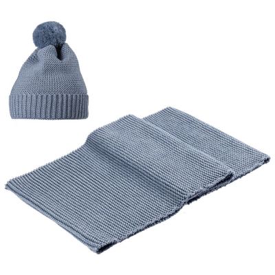 Шапка Brugge, голубая-5