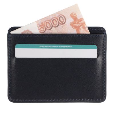 Чехол для карт Remini, темно-синий-4