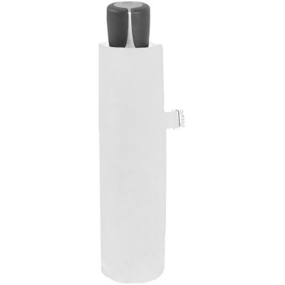 Зонт складной Fiber Alu Light, белый-2