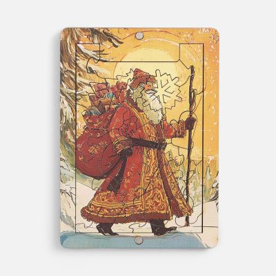 Пазл фигурный «Дед Мороз»-1