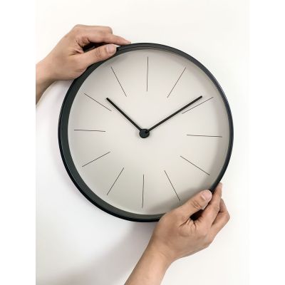 Часы настенные Willow, серо-бежевые-3