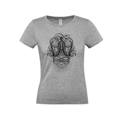 Футболка женская «Антиква А», серый меланж-0