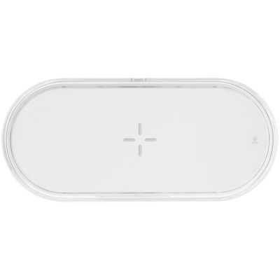 Станция беспроводной зарядки с подсветкой Laconic, белая-4