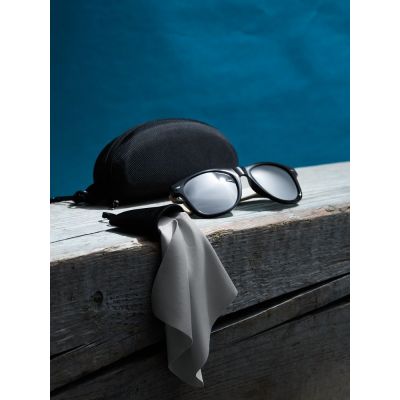 Очищающая салфетка Specta, серая с черным-4