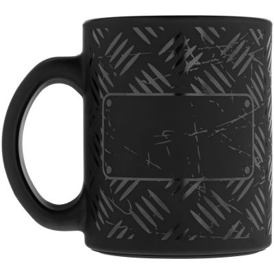 Кружка Hard Work Black, ver.1, черная-0