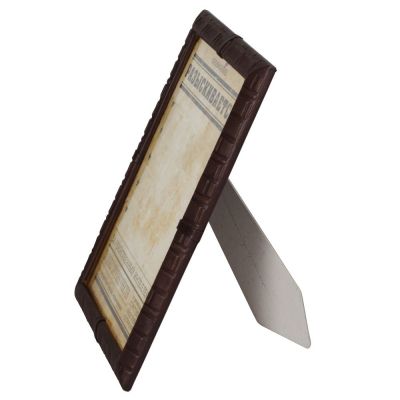 Панно-фоторамка «Внимание! Розыск», натуральная кожа-3