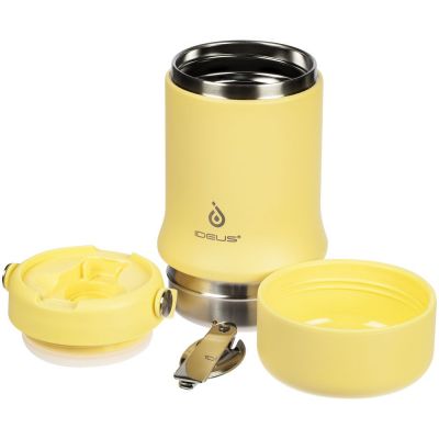 Термос для еды Tabenodo, желтый-8