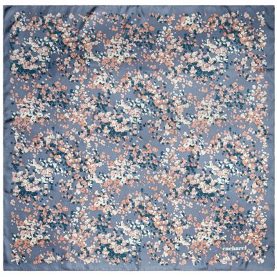 Платок Etincelle Silk, серо-голубой-0