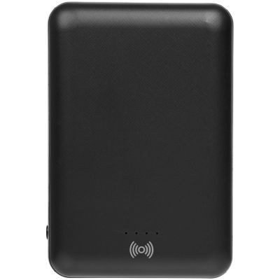 Аккумулятор с беспроводной зарядкой Full Feel Qi 10000 мАч, черный-1