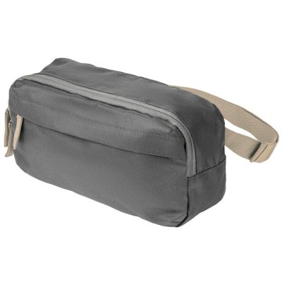 Поясная сумка Sensa, серая с бежевым-1