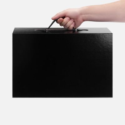 Коробка складная Holdfold, L, черная-4