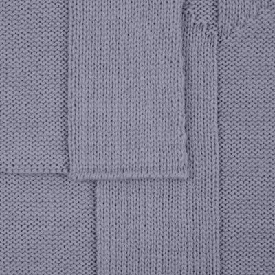 Плед Rombus, серый (стальной)-2