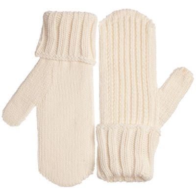 Варежки Nordkyn, молочно-белые-1