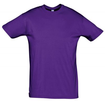 Футболка унисекс Regent 150, темно-фиолетовая-0
