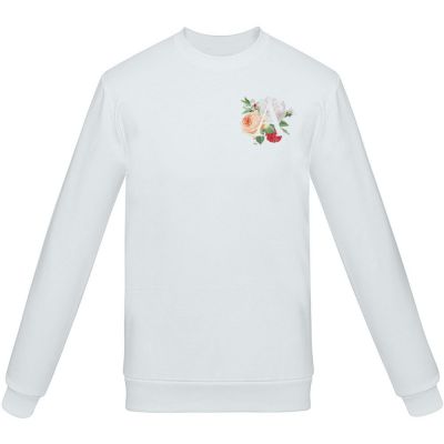 Толстовка «Цветочная азбука: А», белая-0