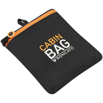 Сумка дорожная Compact Neon, черная с оранжевым-5