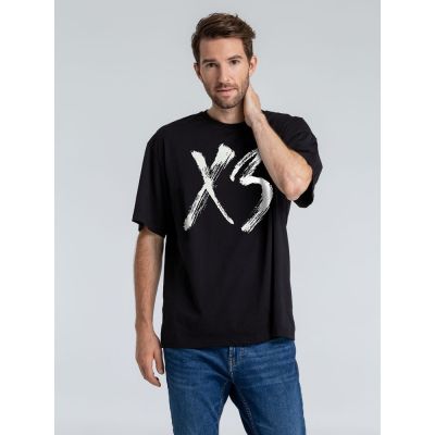 Футболка оверсайз «ХЗ», черная-3