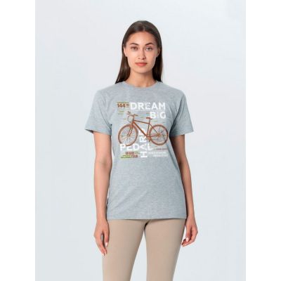 Футболка Bicycle, серый меланж-0