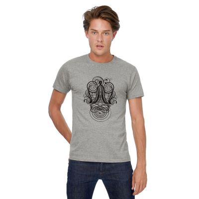 Футболка мужская «Антиква А», серый меланж-0