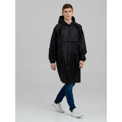 Дождевик-анорак «Ветровианский человек», черный-1
