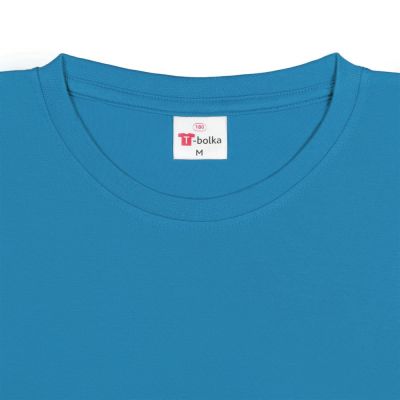 Футболка унисекс T-Bolka 180, бирюзовая-3