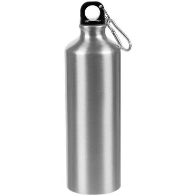 Бутылка для воды под сублимацию Alumni, серебристая-0