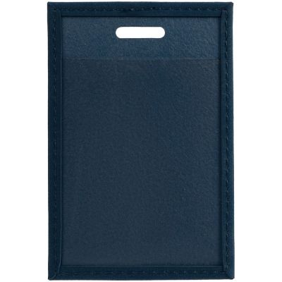 Чехол для пропуска Nubuk, синий-1