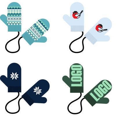 Варежки-подвески Fiore на заказ-0